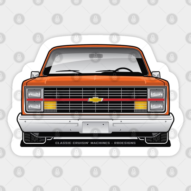 1983-84 Squarebody Chevrolet C10 Blazer Suburban Sticker by RBDesigns